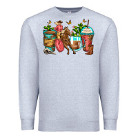 Cowgirl Coffee Cups Premium Sweatshirt | Teevron