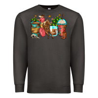 Smoke cowgirl coffee cups Premium Sweatshirt - Zillion Design Studio