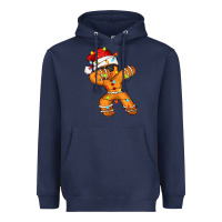 Navy dabbing cookies Heavyweight Hoodie - Zillion Design Studio
