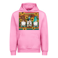 Fuchsia Pink western gnomes cactus sunflowers serape wooden leopard gemstone Urban Hoodie - Artiststas