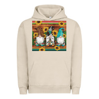 Pigment French Oak western gnomes cactus sunflowers serape wooden leopard gemstone Urban Hoodie - Artiststas