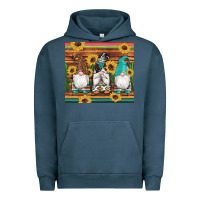 Pigment Midnight Navy western gnomes cactus sunflowers serape wooden leopard gemstone Urban Hoodie - Artiststas