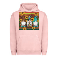 Pigment Salmon western gnomes cactus sunflowers serape wooden leopard gemstone Urban Hoodie - Artiststas