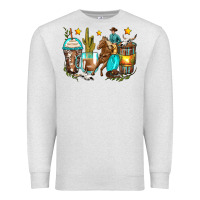 Oatmeal Heather cowboy coffee cups Premium Sweatshirt - Zillion Design Studio