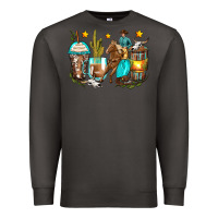 Smoke cowboy coffee cups Premium Sweatshirt - Zillion Design Studio
