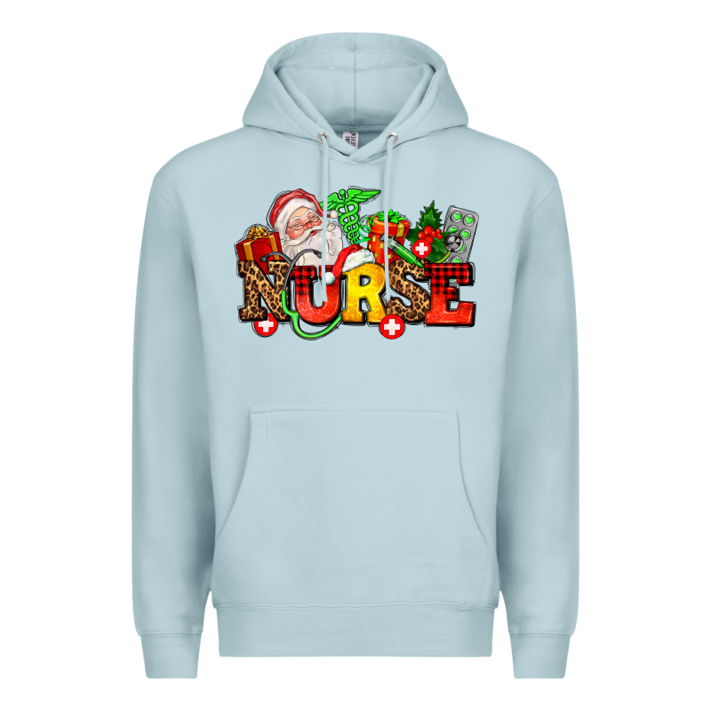 Nurse With Christmas Premium Hoodie by AdoDesignShop | Teevron