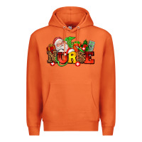 Carrot nurse with Christmas Premium Hoodie - AdoDesignShop