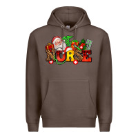 Coffee nurse with Christmas Premium Hoodie - AdoDesignShop