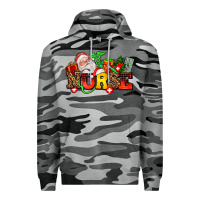 Slate Camo nurse with Christmas Premium Hoodie - AdoDesignShop