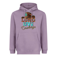 Lavender long live cowboys Heavyweight Hoodie - texasbilliewilder