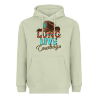 Matcha long live cowboys Heavyweight Hoodie - texasbilliewilder