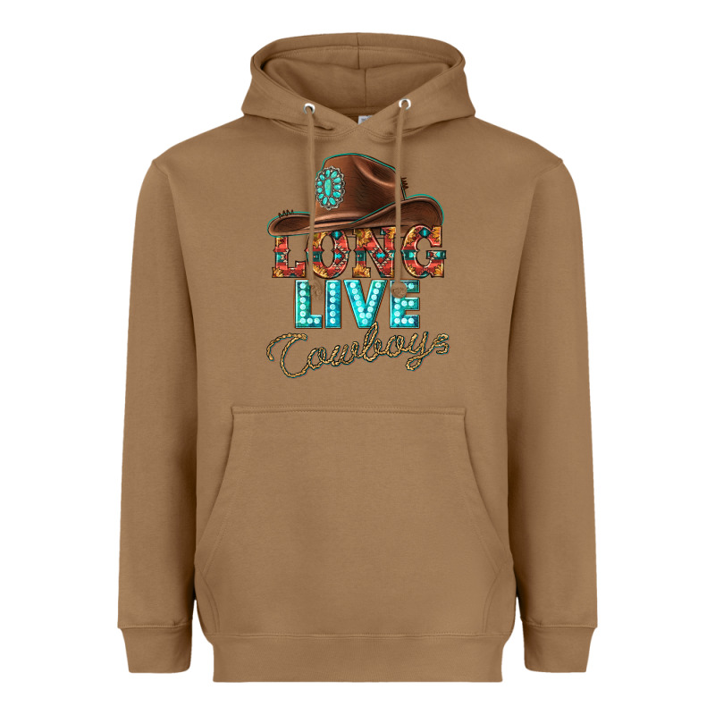 Long Live Cowboys Heavyweight Hoodie by texasbilliewilder | Teevron