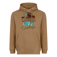 Toasted Coconut long live cowboys Heavyweight Hoodie - texasbilliewilder