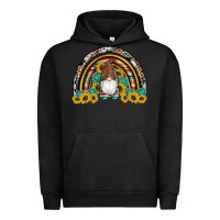 Pigment Black western gnome gemstones sunflowers rainbow Urban Hoodie - Artiststas