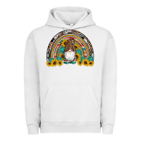 Western Gnome Gemstones Sunflowers Rainbow Urban Hoodie | Teevron