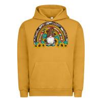 Pigment Peanut Butter western gnome gemstones sunflowers rainbow Urban Hoodie - Artiststas