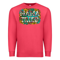 Cardinal western mama tried with sunflowers and gemstone Premium Sweatshirt - texasbilliewilder