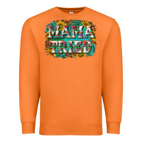 Carrot western mama tried with sunflowers and gemstone Premium Sweatshirt - texasbilliewilder