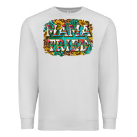 Dove Grey western mama tried with sunflowers and gemstone Premium Sweatshirt - texasbilliewilder