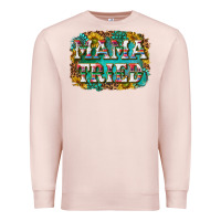 Pale Pink western mama tried with sunflowers and gemstone Premium Sweatshirt - texasbilliewilder