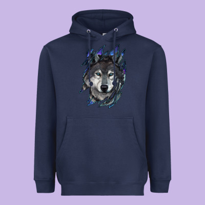 Heavyweight Hoodie Wolf scratch mark