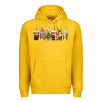 Lemon skeleton coffee cups Premium Hoodie - Jasminsmagicworld