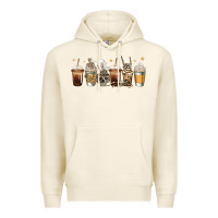 Tofu skeleton coffee cups Premium Hoodie - Jasminsmagicworld