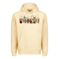 Pina Colada skeleton coffee cups Premium Hoodie - Jasminsmagicworld