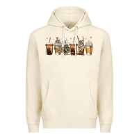 Sandshell skeleton coffee cups Premium Hoodie - Jasminsmagicworld