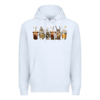 White skeleton coffee cups Premium Hoodie - Jasminsmagicworld