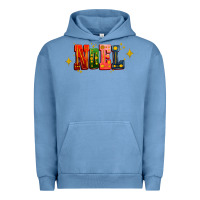 Pigment Pebble Blue noel Urban Hoodie - AdoDesignShop