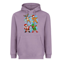 Lavender dabbing christmas Heavyweight Hoodie - Zillion Design Studio
