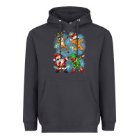 Smoke dabbing christmas Heavyweight Hoodie - Zillion Design Studio