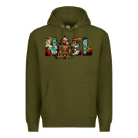 Army Green noel Premium Hoodie - JahusDesignShop