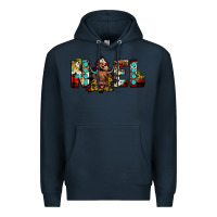Navy noel Premium Hoodie - JahusDesignShop