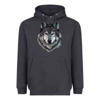 Smoke Wolf Heavyweight Hoodie - RanaPortraitStore
