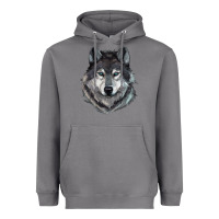 Storm Wolf Heavyweight Hoodie - RanaPortraitStore