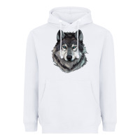 White Wolf Heavyweight Hoodie - RanaPortraitStore