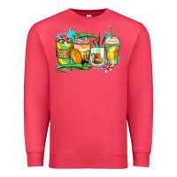 Cardinal alligator coffee cups Premium Sweatshirt - Zillion Design Studio