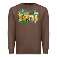 Chestnut alligator coffee cups Premium Sweatshirt - Zillion Design Studio