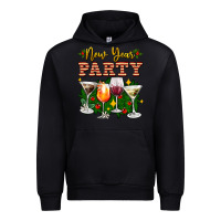 Black new year party christmas coctail Urban Hoodie - AdoDesignShop