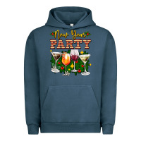 Pigment Midnight Navy new year party christmas coctail Urban Hoodie - AdoDesignShop