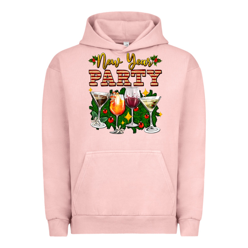 New Year Party Christmas Coctail Urban Hoodie by AdoDesignShop | Teevron