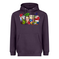 Plum puerto rico coffee cups Heavyweight Hoodie - texasbilliewilder