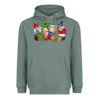 Sage puerto rico coffee cups Heavyweight Hoodie - texasbilliewilder