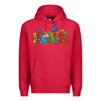 Cardinal autism coffee cup with sunflower Premium Hoodie - AdoDesignShop