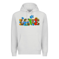Dove Grey autism coffee cup with sunflower Premium Hoodie - AdoDesignShop