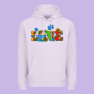 Autism Coffee Cup With Sunflower Premium Hoodie Designed By Adodesignshop