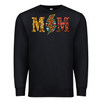 Black western mom Premium Sweatshirt - texasbilliewilder