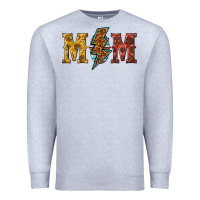 Heather Grey western mom Premium Sweatshirt - texasbilliewilder